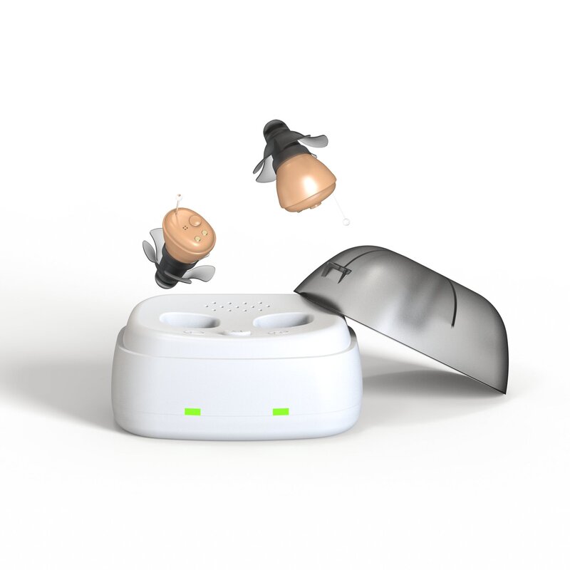 Meilisheng Hearing Aid for the Elderly, In-Ear Sound Amplifier, Dry Invisible Mini Model, Amazon Cross-Border Meilisheng Hearing Aid for the Elderly, In-Ear Sound Amplifier, Dry Invisible Mini Model, Amazon Cross-Border