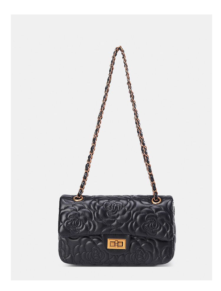 Borsa a tracolla elegante da donna modello camellia con catena_voghion.com