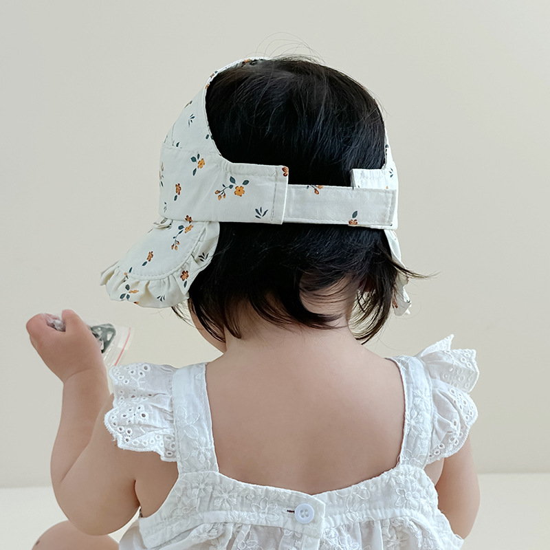 Sombreros de bordes de bordes de flores grandes sombreros para bebés sombreros de verano para bebés sombreros de sombreros de sombreros de sol para niños sombreros de verano