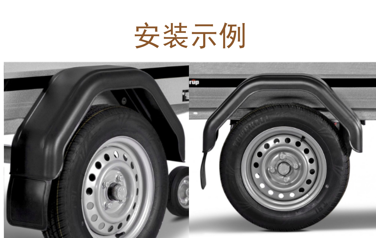 Trailer Rv Plastic Fender Mudguard Mudguard Wheel Eyebrow Rv Yacht Atv Car Modification Accessories
