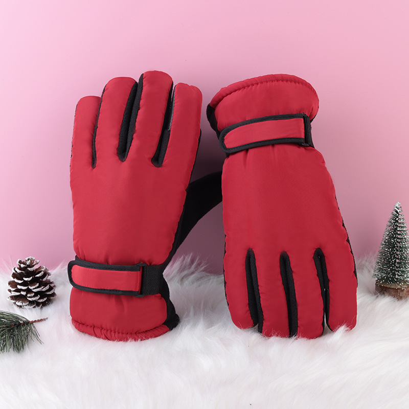 Personalizado logotipo de texto publicitario para enviar regalos corporativos de invierno para hombres y mujeres guantes calientes impresión personalizada invierno
