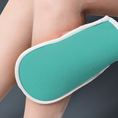 Three-piece bath towel set, back towel, bath towel, men's and women's strong back-wiping bath towel, pull-back strip gloves, bath towel set