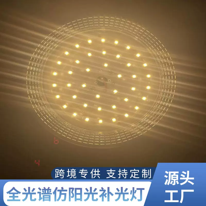 全光谱植物生长补光灯火龙果青菊花育苗仿阳光光合作用补光灯