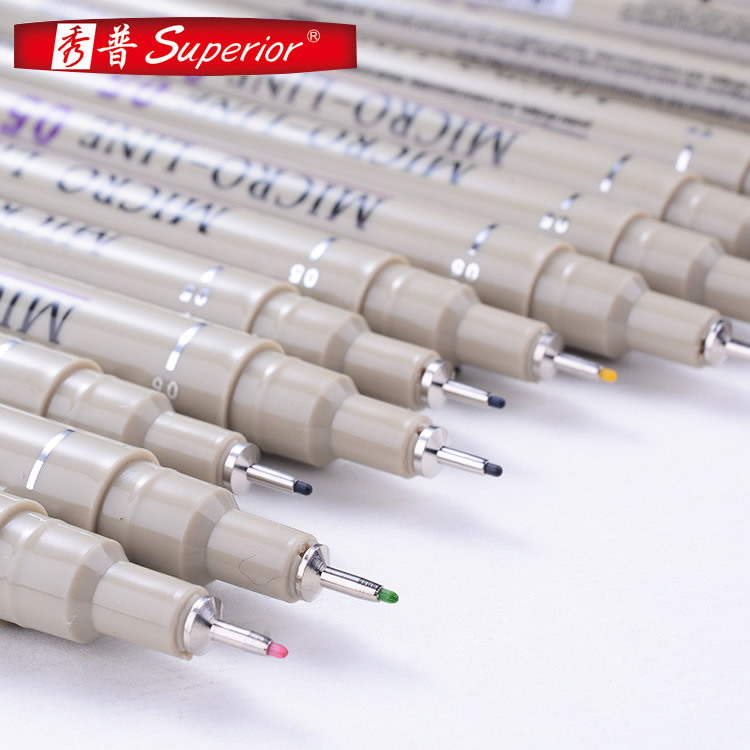 Especial transfronterizo para xiupu 12-color aguja pluma diseño dibujo gancho pluma anime dibujo pluma a base de agua 807c