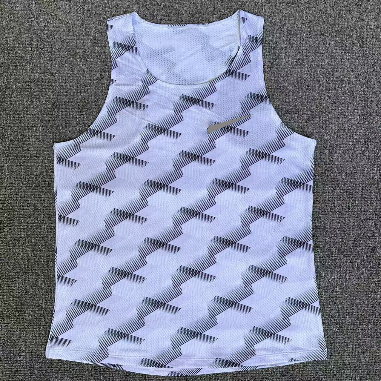 Track and field competition uniform for male athletes, training vest for sprint, marathon running vest, quick-dry physical exam top