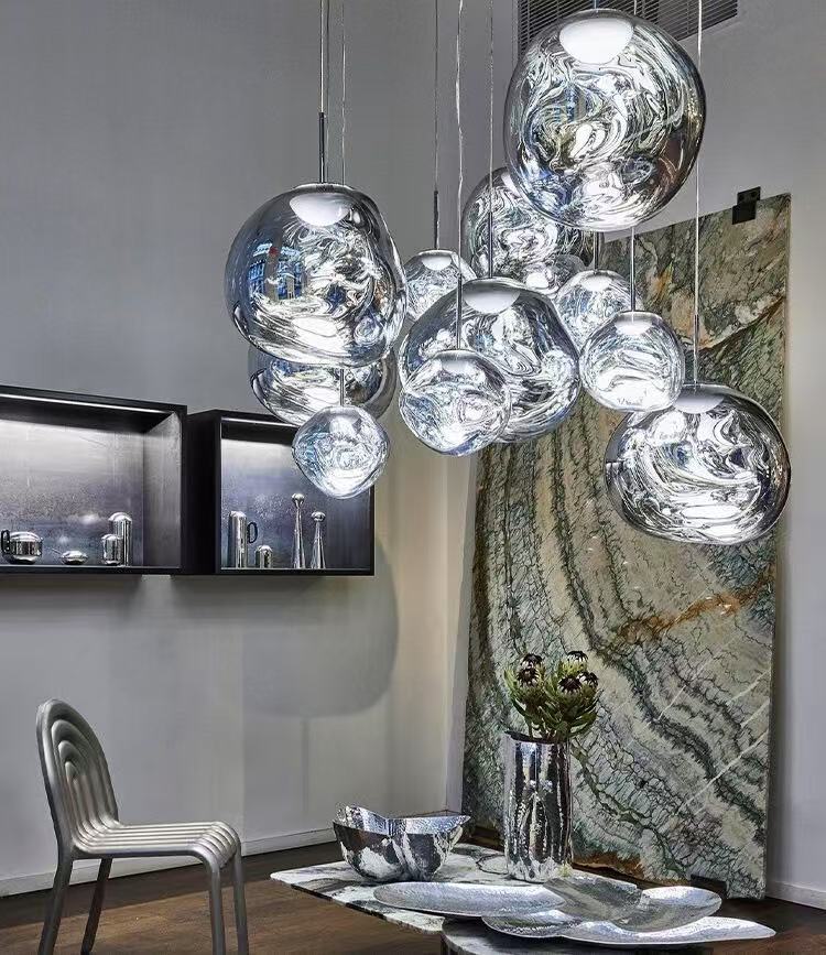 [full spectrum] chrome color - diameter 15cm - three color changing light