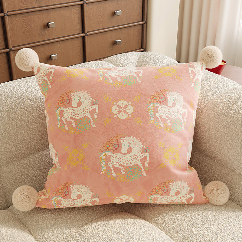 Sofá de sala de estar rojo de alto nivel, funda de almohada desmontable, almohada de cintura lavable, sofá de cabecera de dormitorio de alto nivel, almohada con núcleo
