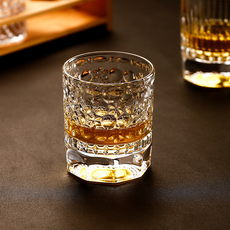 Bar KTV tazas de whisky de vidrio tazas de licores de alta calidad tazas de brandy clásicas tazas de cerveza caseras