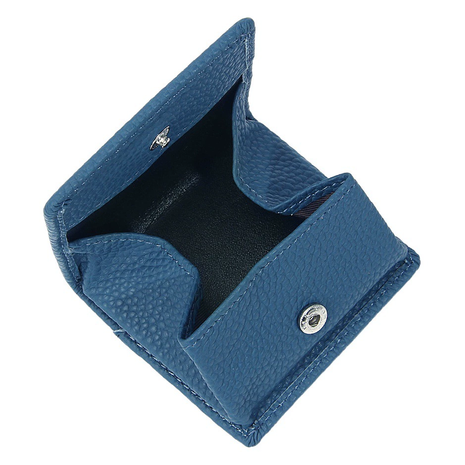 Внешняя торговля в японском стиле из воловьей кожи первого слоя короткий мини-маленький кошелек с пряжкой сумка для монет кожаный кошелек для хранения монет оптом