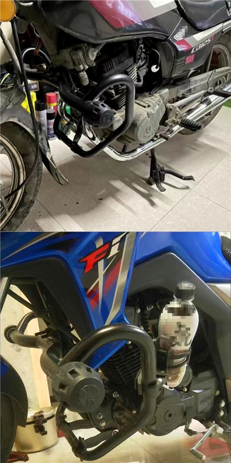 Motorcycle Bumper Front Bumper 125.150 Modified Surround Thickeneded Anti-Fall Universal Competitive Anti-Fall Bumper
