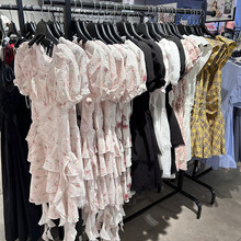 十三行法式高级感在逃公主裙女2025夏季甜美茶歇裙女显瘦收腰短裙