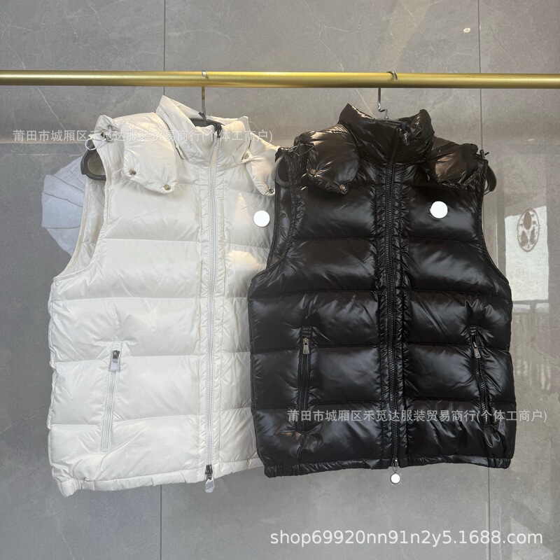 Cross-Border Foreign Trade Moncler-Style Men's and Women's Designer Autumn and Winter down Jackets, Ribbed Vests, Casual Fashion High-End Outerwear Cross-Border Foreign Trade Moncler-Style Men's and Women's Designer Autumn and Winter down Jackets, Ribbed Vests, Casual Fashion High-End Outerwear
