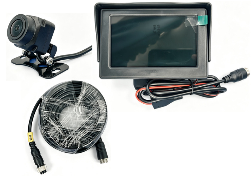 Bus Reversing Image 4.3inch Universal High-Definition Night Vision Rearview Camera Car Display 24V Universal