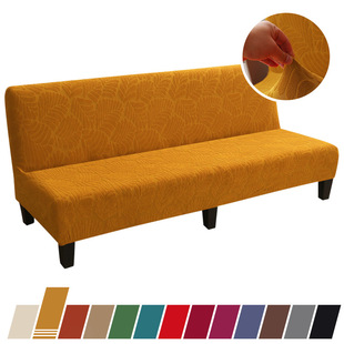Cross-border thickened sofa cover simple armrest-free elastic full cover sofa bed cover four seasons universal jacquard sofa cover