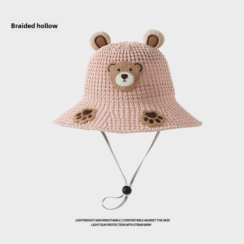 Chapeau de protection solaire pour enfants, prix d'usine, vente directe, chapeau d'été vide, protection UV, chapeau de soleil pour bébé, chapeau de soleil respirant, dessin animé_voghion.com