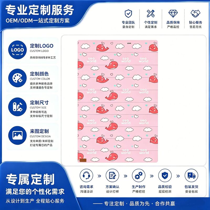 New Kindergarten Student Folding Mat, Children's Sleeping Mat, Outdoor Camping Moisture-Proof Picnic Mat, Office Lunch Break Floor Mat