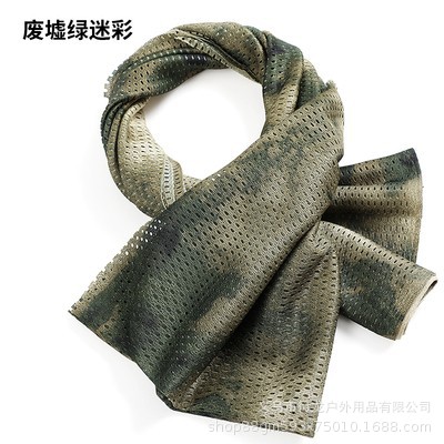 bufandas tácticas de camuflamiento jungle camuflamiento militar fan ciclismo toalla de malla transpirable protector solar toalla de motocicleta