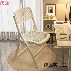折叠椅宿舍电脑椅培训椅会议椅家用餐椅办公椅塑料椅靠背椅凳家用