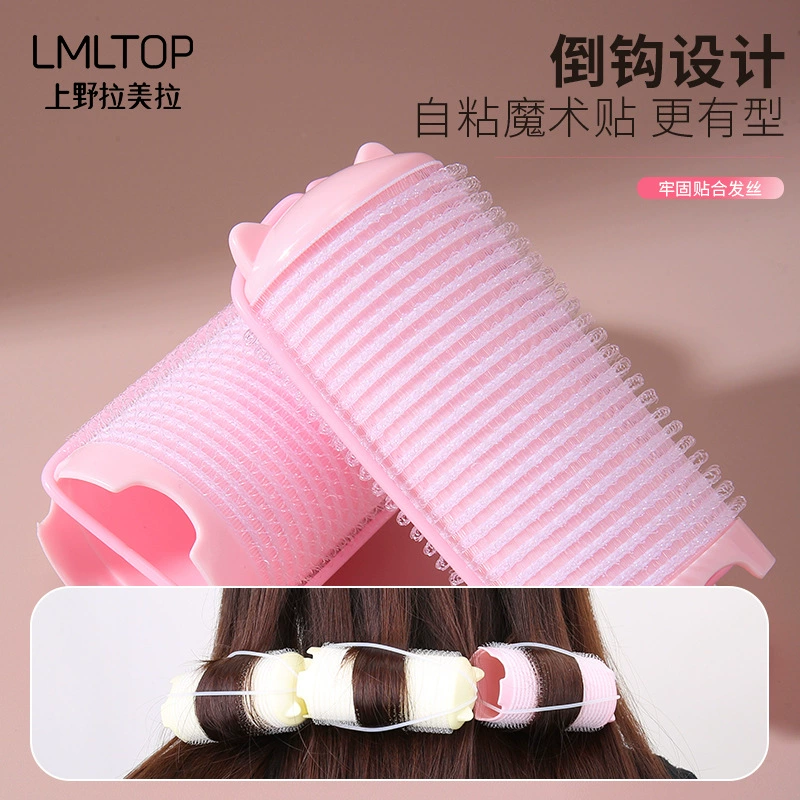 La mela Curly self-adhesive plastic hair grip, 2 pieces