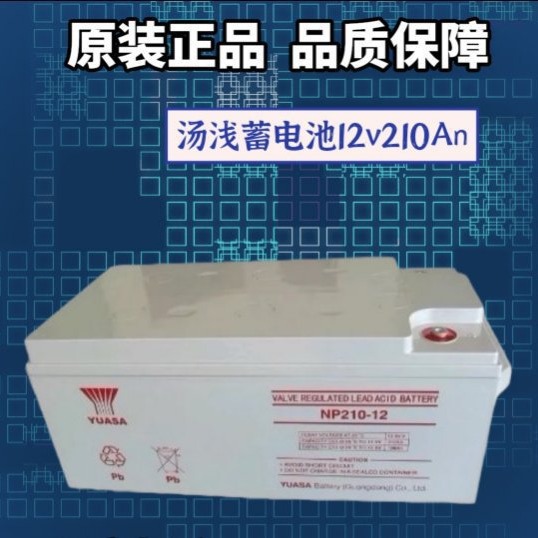 汤浅蓄电池NP210-12/12V210AH直流屏EPS/UPS电源储能/太阳能/机房