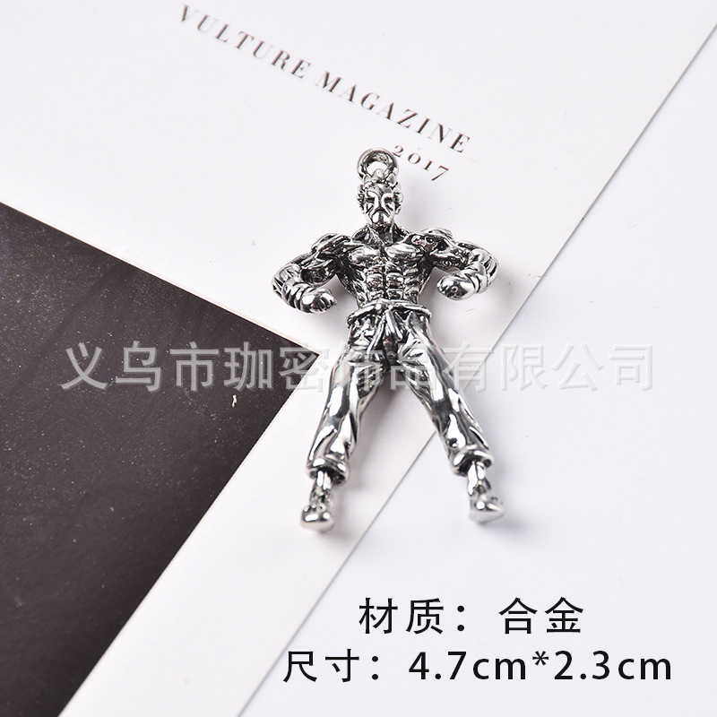 Collar de calle europeo y americano moda masculina hip hop estilo frío todo partido Internet celebridad aleación personalidad moda femenina ins suéter cadena colgante