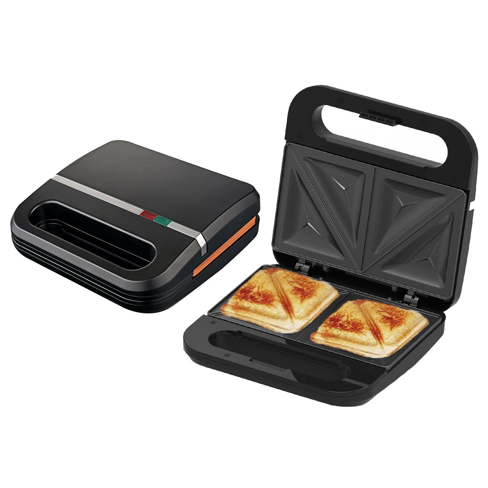 Fábrica al por mayor 110V máquina de sándwich nuevo tipo de desayuno casero máquina de waffles galletas