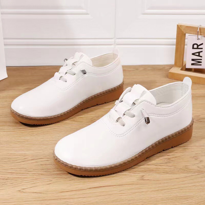 Cross-Border Dropshipping Slip-On Mom Shoes, Lightweight Soft-Soled Flat Shoes, Casual Shoes, Beanie Leather Shoes, Women's Lazy Shoes Cross-Border Dropshipping Slip-On Mom Shoes, Lightweight Soft-Soled Flat Shoes, Casual Shoes, Beanie Leather Shoes, Women's Lazy Shoes