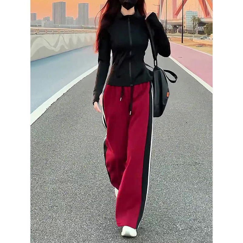Trendy and Cool Sister-Style Casual Sports Suit for Women 2025 New Spring Petite High-End Super Popular Two-Piece Set