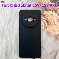 适用于欧奇Oukitel C59/C59 PRO 手机保护套TPU素材黑色磨砂软壳