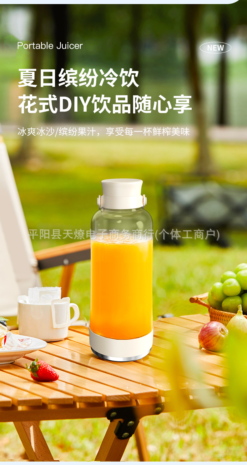 USB rechargeable portable juicer, mini fresh juice cup