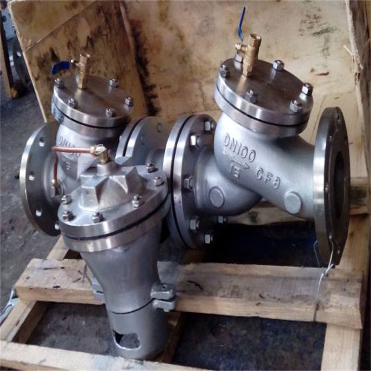 厂家直销 HS41X-A-16C DN150安全型带排污口倒流防止器铸钢材质
