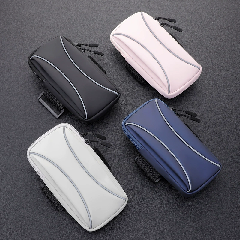 Сумка на руку для мобильного телефона для бега Наружная сумка для мобильного телефона Универсальный ремень унисекс Спортивный Чехол для мобильного телефона Водонепроницаемая сумка на запястье