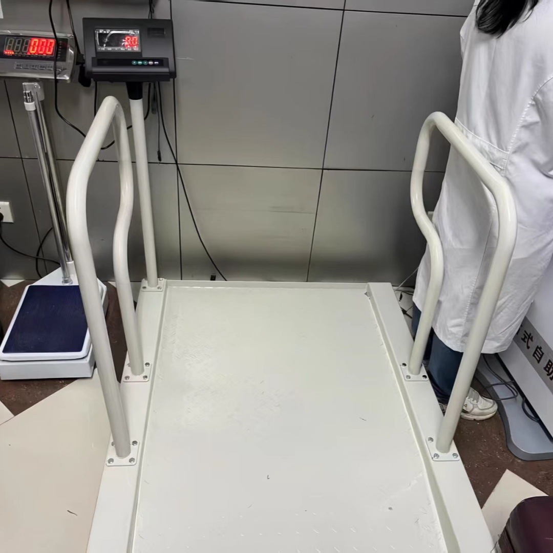 Wheelchair Scale with Ramp 150kg Patient Weighing Special Equipment Functional Optional Wheelchair Platform Floor Scale