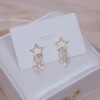 Advanced earrings, light luxury style, high-quality style