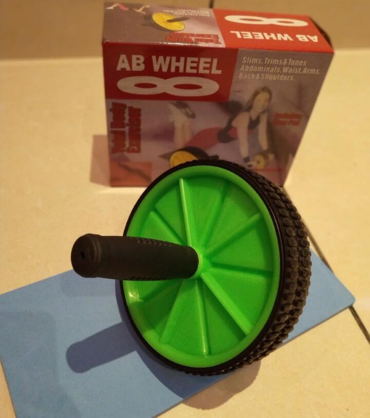 AB doble rueda de 18 pulgadas rueda abdominal equipo de fitness entrenador abdominal rodillo interior ejercicio rueda abdominal muscular rueda transfronteriza fabricante de suministro transfronterizo