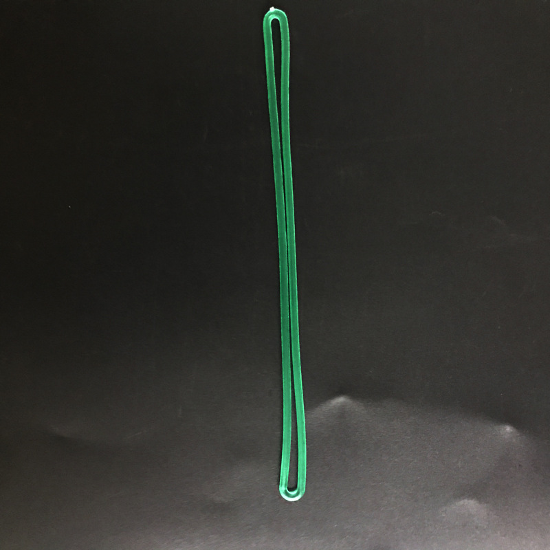 制作环保塑胶吊牌绳透明PVC吊牌绳PVC服装透明黑色红色绳子