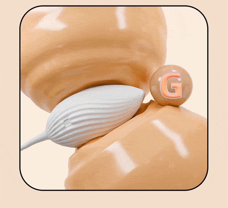 Jiuai Wearable Vibrator for Adults, Silicone & ABS, Quiet Electric Control, White — detail image 10
