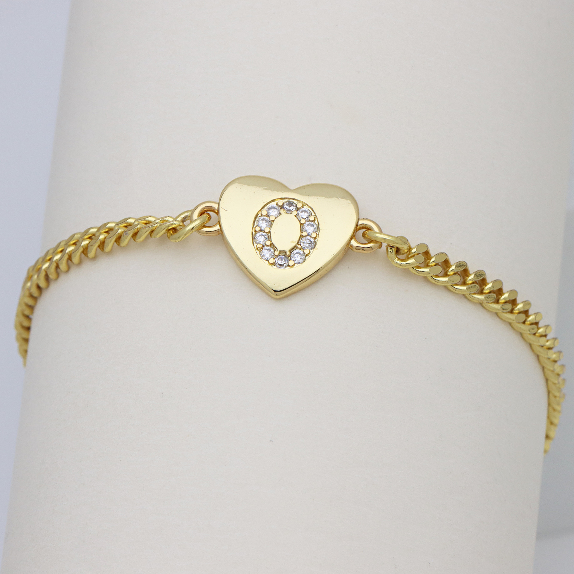 8g Weight Copper Pendant Material Zircon Inlay Material Bracelets Classification Copper Chain Material Cuban Link Chain Curb Chain Chain Type 1 Piece Quantity Holiday, Banquet, Selfie Occasion Copper Material Letter, Heart Shape Pattern All Seasons Season Women's Gender Inlay Design Casual, Elegant, Lady Style Wholesale Jewelry Casual Elegant Lady Letter Heart Shape Copper Zircon Inlay Bracelets Cuban Link Chain Curb Chain 20