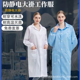 Factory Direct anti-static gown electronic factory dust-free clothing dust-free workshop clean clothing food factory dust-proof spray paint