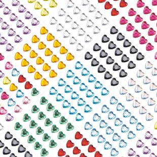 New family wholesale love DIY manicure rhinestone 12MM20 love Valentine's Day accessories acrylic Rhinestone