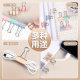 Morandi long tail clip multi-functional extra large fixed Book iron clip office stationery bill clip small size stationery folder