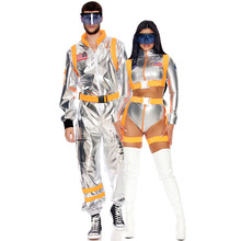 M-XL男士宇航员舞台装万圣节流浪地球同款COS太空服装连体装制服