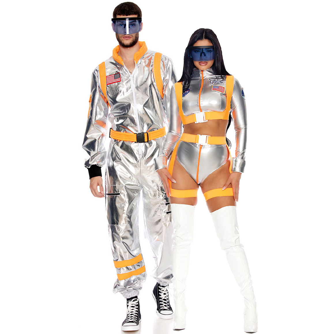 thumbnail image 1 of Disfraces de Halloween 2024 M-XL Disfraz de astronauta para hombre Disfraz de Halloween para escenario Traje de astronauta errante en la Tierra del mismo estilo COS Uniforme, 1 of 5