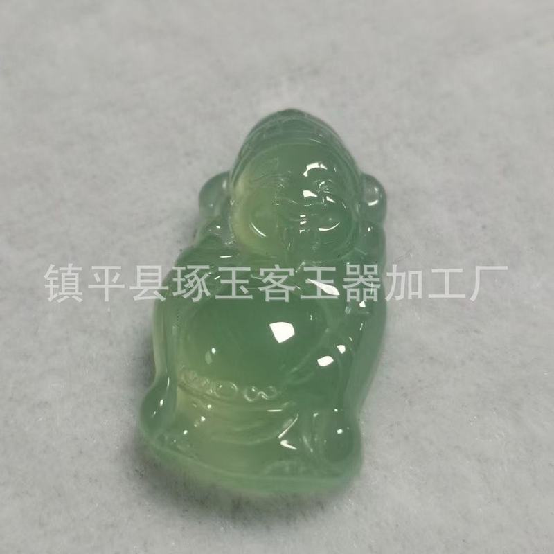 氷種馬料油青緑玉髄仏公ペンダント遠山黛福豆玉ネックレスペンダント生中継ソース|undefined