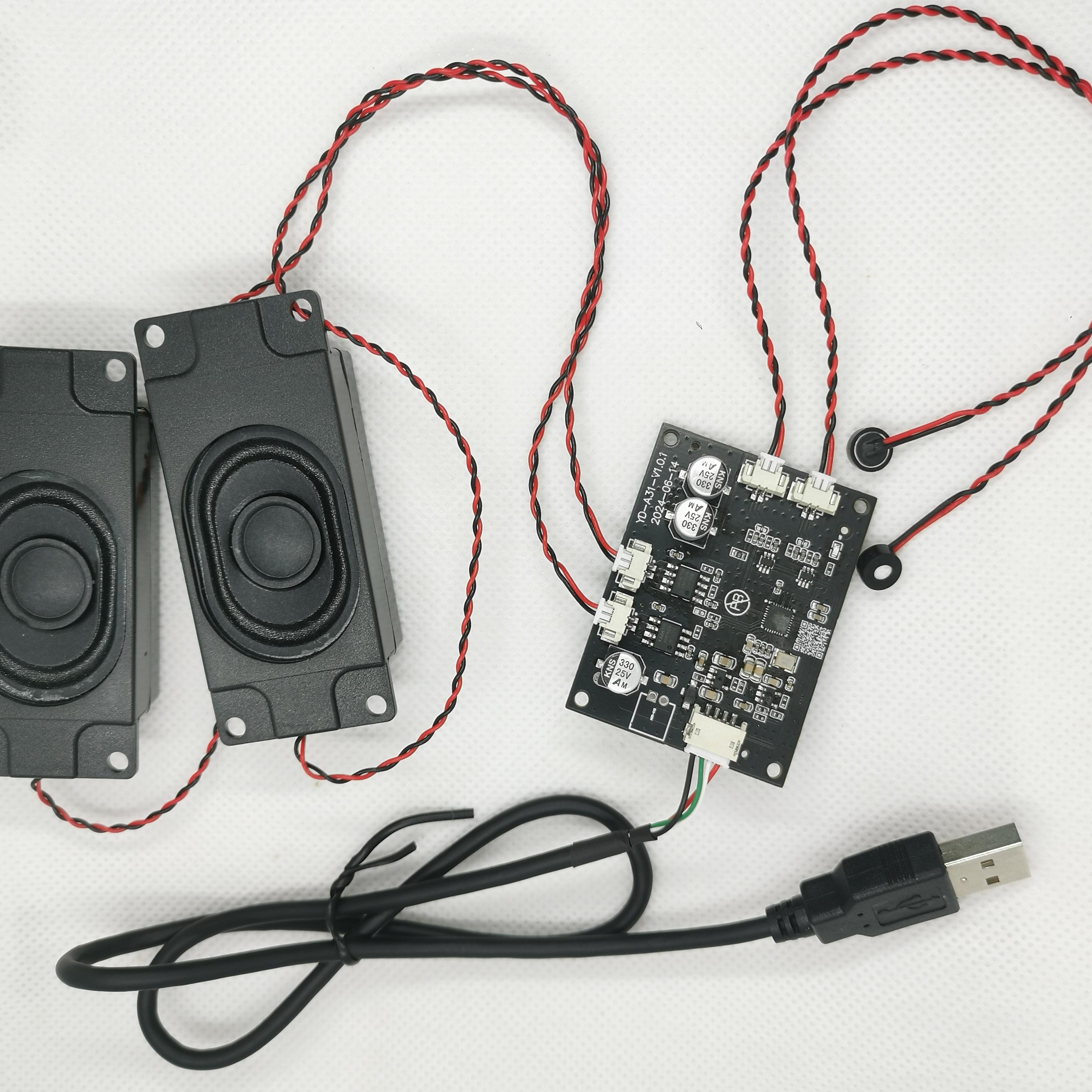 j8麦克风两双声道USB回音喇叭消除支持降噪免驱动其他g3