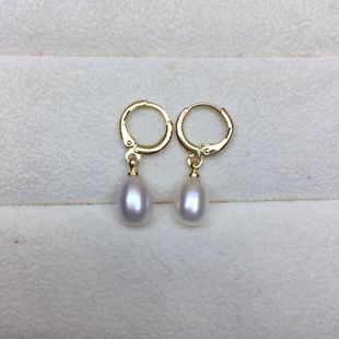 Freshwater Pearl Ear Buckle Simple