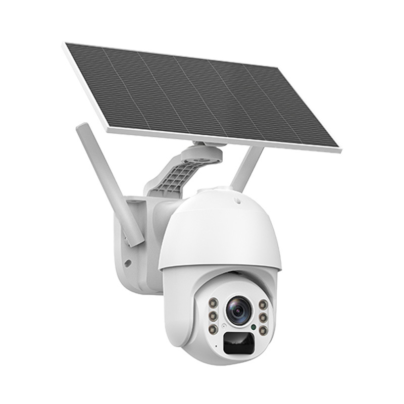 UBOX cámara solar al aire libre 360 ° visión nocturna sin enchufe de baja potencia inteligente seguridad metal monitoreo impermeable