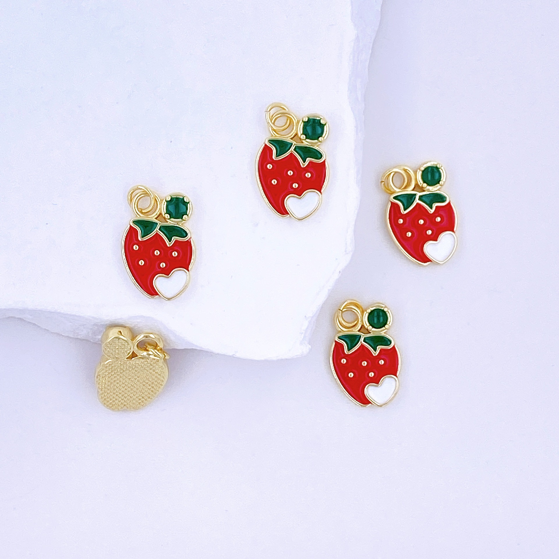 1 Piece Copper Polished Cherry Pendant display picture 14