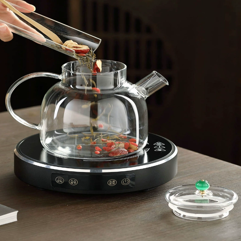 Glass teapot, capacious fruit flavored tea for home use, tea set