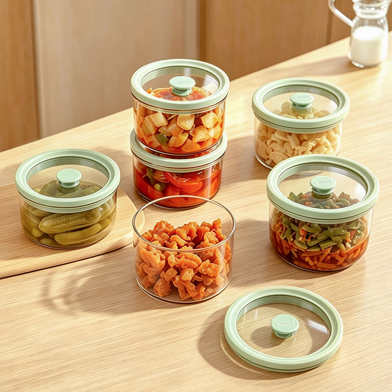 Pickled vegetable container, glass food storage box, small bowl, airtight container, food-grade, specifically for pickled vegetables, small lunch box, mini size with lid Pickled vegetable container, glass food storage box, small bowl, airtight container, food-grade, specifically for pickled vegetables, small lunch box, mini size with lid